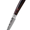 Couteau de Cuisine Professionnel Japonais Damas Office Lame 8cm Acier Carbone Inoxydable