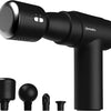 Homedics NOVO+ Hot & Cold Pistolet de massage chaud et froid - Masseurs électriques portatifs avec contrôle de la température, 4 accessoires et 6 intensités, Masseur rechargeable étui de voyage