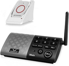 Interphone Sans Fil Audio Bidirectionnel Bouton Appel Soignant Pager Personne Agée