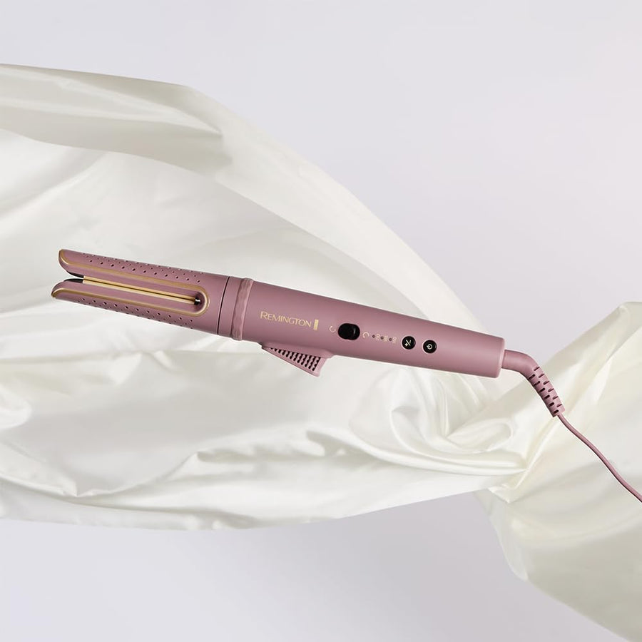 Remington AirVive Boucleur à cheveux Fer à boucler rotatif Technologie Ionic Air : boucles de longue durée revêtement ultra-céramique de haute qualité avec micro-actifs,écran LED 160-210°C