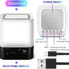 Reveil Lumineux Enceinte Bluetooth Portable, Lampe de Chevet à Bruit Blanc Bebe, Veilleuse Multicolore Contrôle Tactile Réveil Numérique