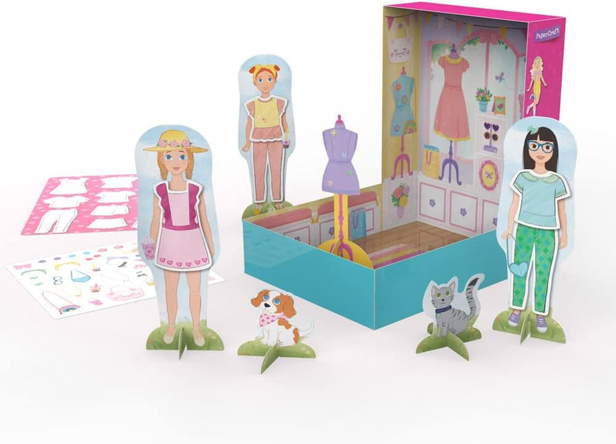 Loisirs Creatifs Enfant Mode Boutique Poupee En Papier Creation Tenue Jeux Fille