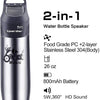Thermos Isotherme Voyage Acier Inox 750ml Enceinte Portable Bluetooth Integree GRIS