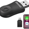 Adaptateur sans Fil Android Auto et Carplay Brancher et à Jouer WiFi 5,8 GHz, Conversion Filaire en Dongle Carplay sans Fil Voitures Compatibles avec AA Filaire et CP