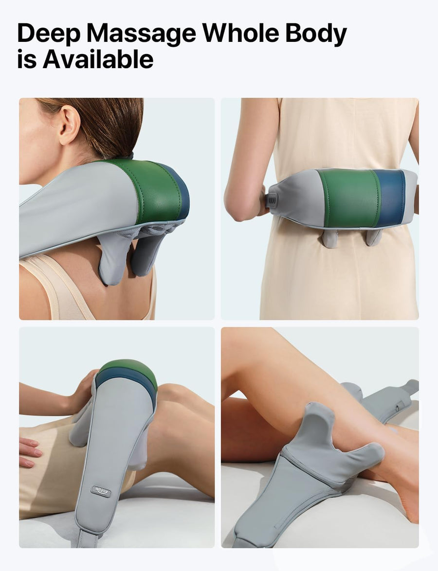 Appareil de Massage Shiatsu Nuque Dos avec Chaleur Sans fil