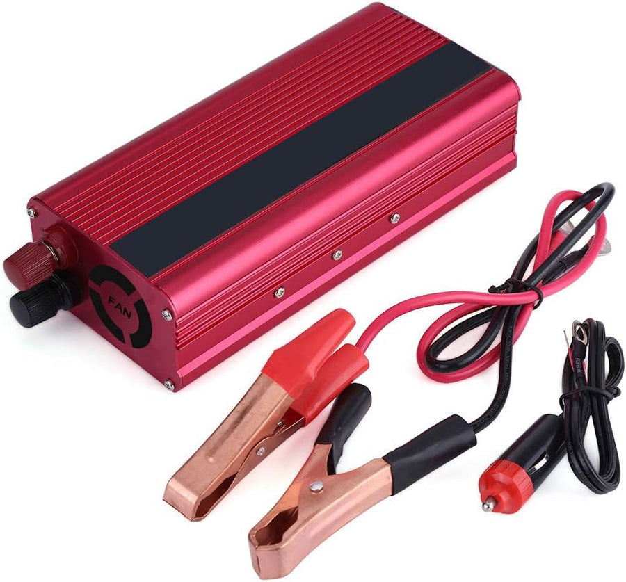 Power Inverter, 2000W DC 12V à AC 110V Car Power Inverter Converter Adaptateur de Chargeur USB