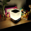 Reveil Lumineux Enceinte Bluetooth Portable, Lampe de Chevet à Bruit Blanc Bebe, Veilleuse Multicolore Contrôle Tactile Réveil Numérique