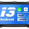 Autoradio 6Go+128Go Android 13 pour Mercedes-Benz Vito Viano Sprinter W639/Classe B W245 W169 avec 4G Carplay 9 Pouces Écran Tactile avec GPS Android Auto/WiFi/RDS/FM/SWC/Aide au Parking