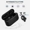 Ecouteurs Bluetooth sans Fil Faible Latence Autonomie 20h 4 Micros Suppression Bruit Ambiants