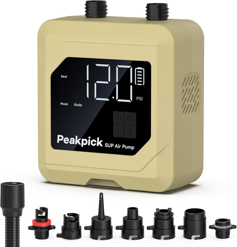 Pompe à pagaie électrique 20 psi, alimentée par Batterie Rechargeable, gonflage et dégonflage, Pompe à air Sup à arrêt Automatique