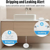 Detecteur de Fuite d'eau WiFi 2.4G Détecteur d'eau Incluses Piles 3 pièces Capteur d'eau Compact pour Détecter Une Inondation avec Une Alarme de 100 DB