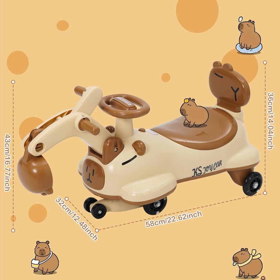 Voiture autoportrice pour enfants, trottinette pivotante pour enfants à partir de 1 an