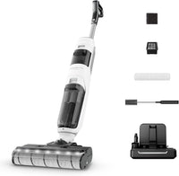Rowenta X-Clean5, Aspirateur laveur sans fil, Nettoyage 2-en-1, Mode de détection Auto, Éclairage LED, Auto-nettoyage, Séchage air chaud