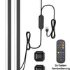 Lampe LED TV, Gaming Smart LED Barres RGB avec Modes Scène, Modes Musique synchronisation musicale, Light Connectée avec App & Télécommande, 42cm