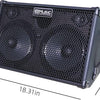 Amplificateur 2x60W Guitare Acoustique Haut-parleur Bluetooth Portable Effet Reverb Chorus Delay 7 Entrées