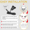 Lot de X6 Spots Lampes de terrasse LED D31 Etanche IP67 Kit Bluetooth Ø31mm 12V 0.6W