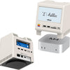 Station d'accueil rétro pour Mac Mini M4, écran HD 5", boîtier SSD M.2 NVMe 10 Gbps, Lecteur de Carte SD/Micro SD 4.0, 4 Ports USB-A, 1 Port USB-C (10 Gbps), Prise Casque 3,5 mm