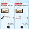 Camera de Recul avec 4.3 Pouces 1080p Moniteur Vision Nocturne Claire Image IPS