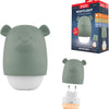 Veilleuse Bébé Automatique avec Détecteur de Crépuscule – Rechargeable Autonomie 70h | Mode Voyage | Lampe de Nuit Portable pour Enfants