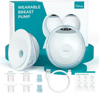 Tire Lait Double Electrique Portable Rechargeable Sans Fil 4 modes et 12 niveaux Affichage LCD 24mm