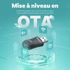 Adaptateur sans Fil Android Auto et Carplay Brancher et à Jouer WiFi 5,8 GHz, Conversion Filaire en Dongle Carplay sans Fil Voitures Compatibles avec AA Filaire et CP