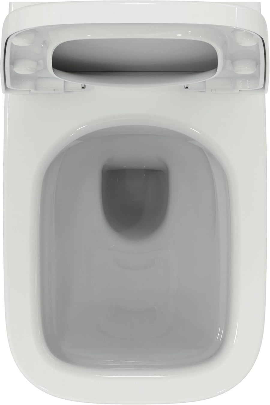 Kit WC sans rebord RimLS+ + abattant Softclose (abaissement automatique) BLANC