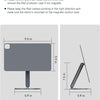 Support Magnétique Pliable Tablette 10,9 Pouces Utilisation en Mode Paysage ou Portrait GRIS