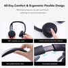 Casque Bluetooth sans Fil avec Micro,Casque à Réduction de Bruit ENC, Station de Charge/Bluetooth 5.4/USB Dongle, 45H d'Autonomie pour Télétravail/PC/Appels Clairs