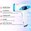 Epilateur Lumiere Pulsee, 500 000flashs, 8,2 J à 15,33 J, Refroidissement Par Glaçons Epilation Definitive Indolore Pour Tout Le Corps BLEU