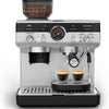 KRUPS Precision, Machine espresso manuelle avec broyeur, Barista, Espresso parfait, Interface intuitive avec accès direct aux réglages, XP801T10, Aluminum