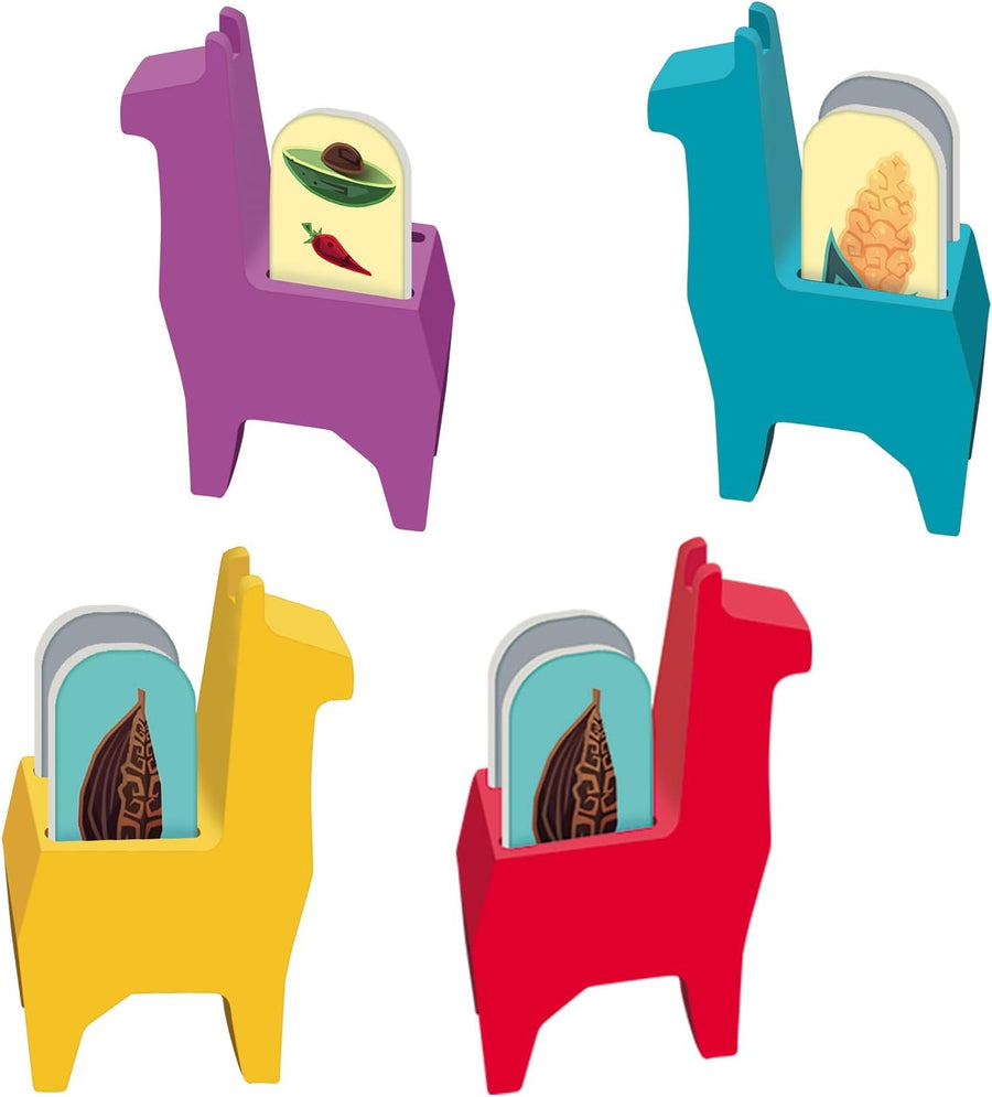 NATHAN - Pachalama - Jeu de société Famille Enfant - Course stratégique - Traverse Les Andes, troque Cacao et légumes, évite Les pièges des Autres Lamas - À partir de 6 Ans - 2 à 4 Joueurs