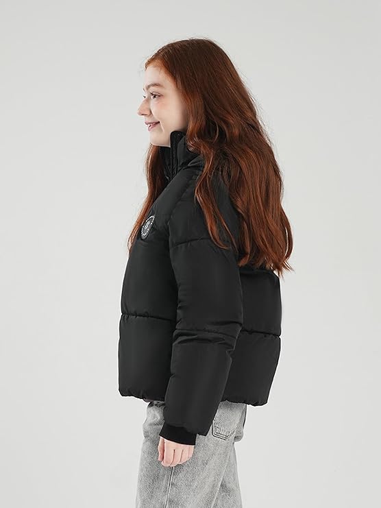 Doudoune Hiver pour Filles avec Doublure Polaire Manteau Imperméable Taille 164