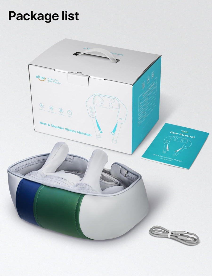 Appareil de Massage Shiatsu Nuque Dos avec Chaleur Sans fil