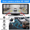 Carplay Voiture & Android Auto,10,26” Écran Carplay avec Dashcam Avant 4K, Caméra Arrière 1080P Inclus, Commande Vocale, BT/GPS/FM/AUX