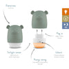 Veilleuse Bébé Automatique avec Détecteur de Crépuscule – Rechargeable Autonomie 70h | Mode Voyage | Lampe de Nuit Portable pour Enfants