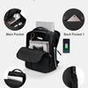 Sacs à Dos Pour Ordinateur Portable Sac de Sport Voyage Antivol Port USB NOIR