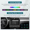 Autoradio 1 Din CarPlay avec Écran Tactile de 8 Pouces, Radio 1DIN avec Carplay Android Auto sans Fil FM AM Dual-USB SWC Mirror Link avec Caméra de Recul + MIC