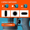 Pistolet a Peinture Electrique avec 4 Buses en Cuivre et 3 Motifs, 100 DIN-s Pulvérisateurs de Peinture, Applicabilité Mur et Plafond, Accessoires de Nettoyage