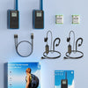 Talkie Walkie Rechargeable Batterie 1500mAh Ecouteur Main Libre Longue Portée 8 Canaux 121 Codes de Sécurité