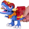 Jouet DINOBYTES Cannon Figurine Action Dinosaure Articulé avec Casque et Fonction de Combat