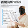 Masque Facial LED Luminothérapie Thérapie Lumière Rouge Anti-Âge 3 Couleurs Raffermissant Éclaircissement Beauté