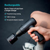 Homedics NOVO+ Hot & Cold Pistolet de massage chaud et froid - Masseurs électriques portatifs avec contrôle de la température, 4 accessoires et 6 intensités, Masseur rechargeable étui de voyage