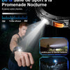 Montre Connectée Homme avec 1.62'' AMOLED Écran/LED Lampe/730mAh Batterie,Smartwatch Homme avec 100+ Modes Sportifs,24/7 Moniteur de Fréquence Cardiaque et Sommeil pour Android iOS