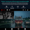 Dashcam 4K Voiture avec GPS, Wi-FI, Dashcam Voiture Avant Intérieur 2,5K 1080P, Vision Nocturne Infrarouge, supercondensateur, accéléromètre, Mode stationnement, Enregistrement en Boucle