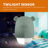 Veilleuse Bébé Automatique avec Détecteur de Crépuscule – Rechargeable Autonomie 70h | Mode Voyage | Lampe de Nuit Portable pour Enfants