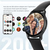 Montre Connectée Bluetooth Ecran 1,27" Fréquence Cardiaque 100 Modes Sport Étanche IP67 NOIR