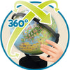 Globe Junior 20cm 300 Cartes avec Dessins et Infos Jouet Ludique Enfant