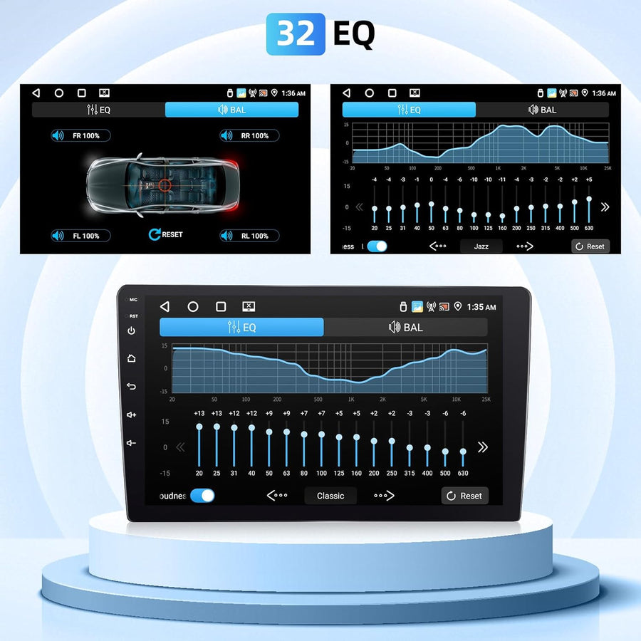 Autoradio 4G+64G pour Fiat Egea 2015 - 2020 Wireless Carplay&Android Auto, 9'' IPS Touch Screen Radio Voiture avec Bluetooth 5.0/GPS/Caméra de recul/FM/WiFi/SWC