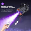 Machine à Brouillard Mini,Machine à Fumée 18 LED RGB,Machine de Fumée 800W avec Fonction de Cycle Automatique et Télécommande sans Fil, Idéal pour Disco, Fêtes, Mariage, Halloween et Noël