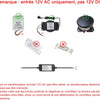 Eclairage LED Piscine PAR56, 36W Projecteur Piscine RGBW Multicolore Synchroniseur Externe avec Télécommande IP68, AC 12V